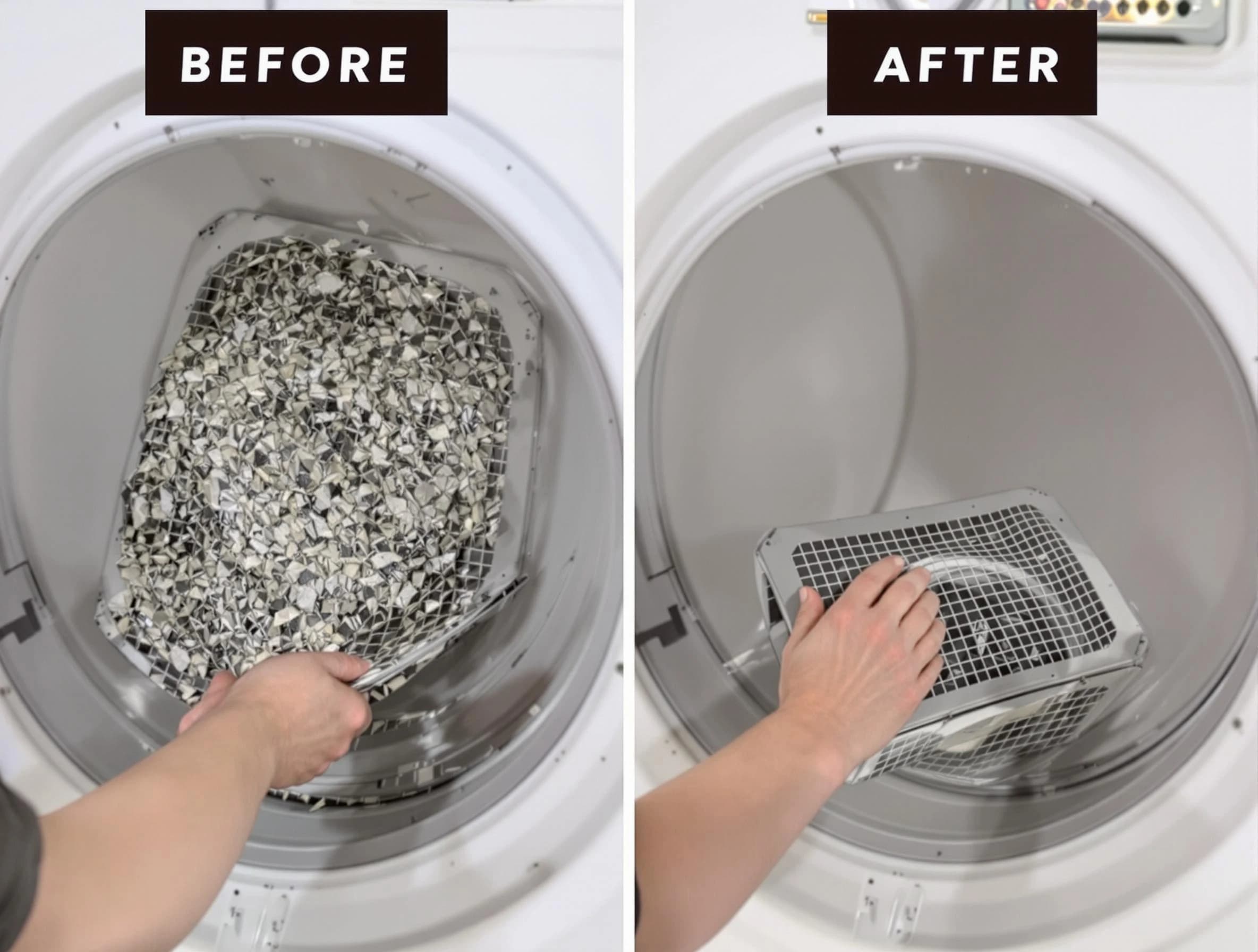 Professional lint trap cleaning by Middleborough Dryer Vent Cleaning in Middleborough
