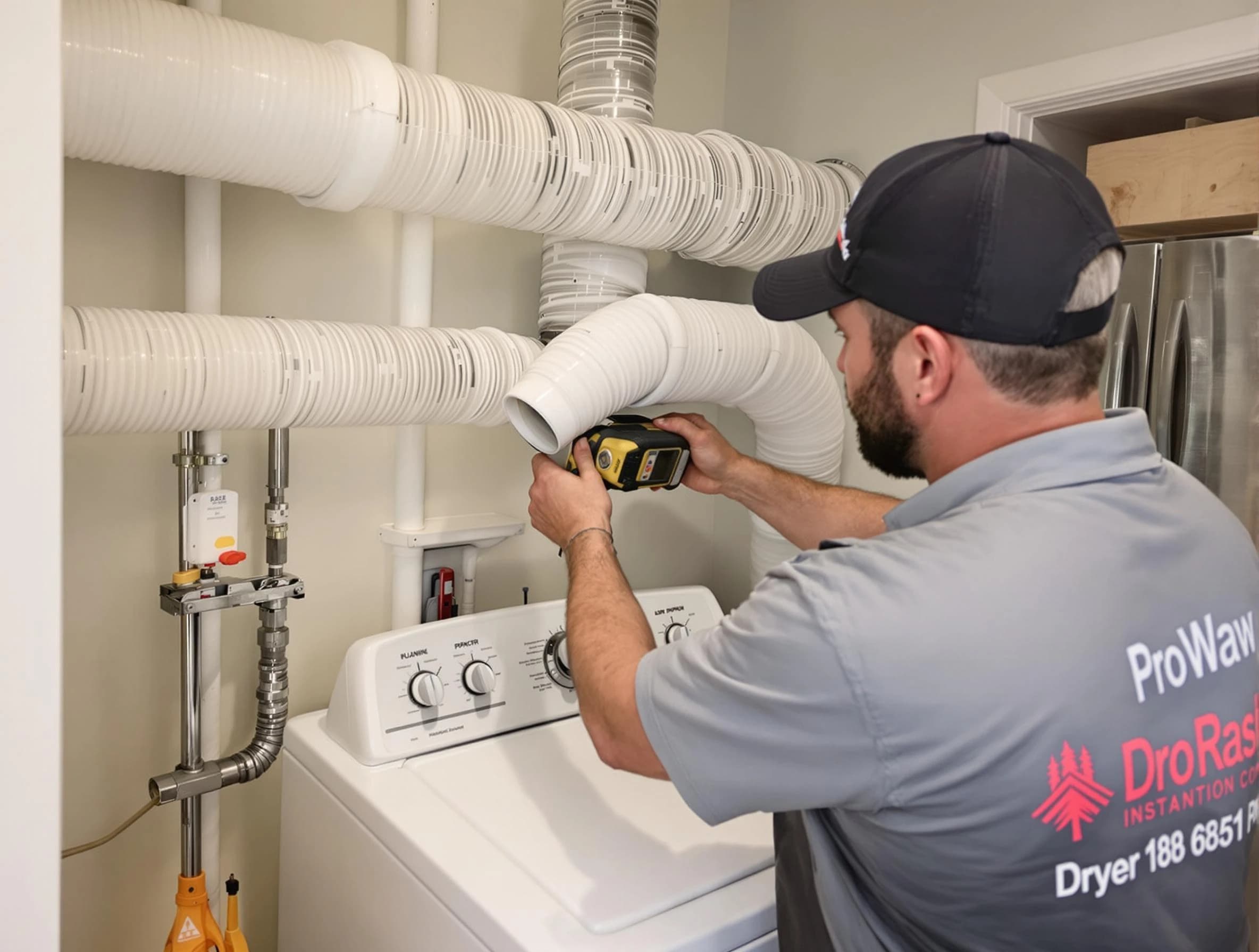 Professional dryer vent hose installation by Middleborough Dryer Vent Cleaning in Middleborough