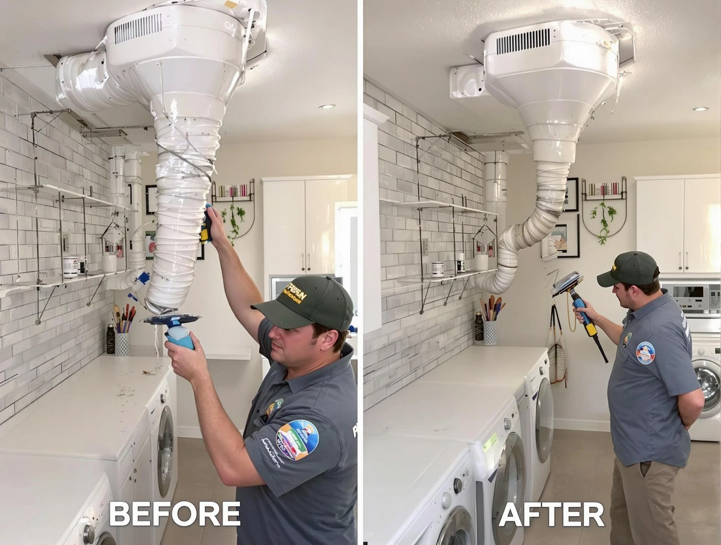 Professional dryer exhaust vent cleaning by Middleborough Dryer Vent Cleaning in Middleborough